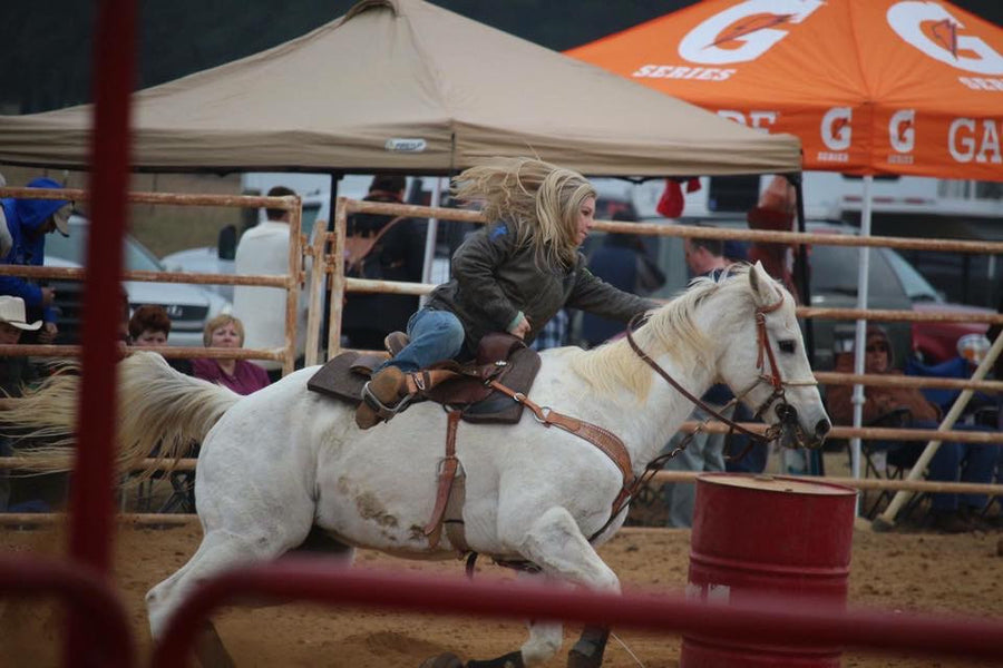 Barrel Racers Love the SPH Performance Gear Saddle Pads!