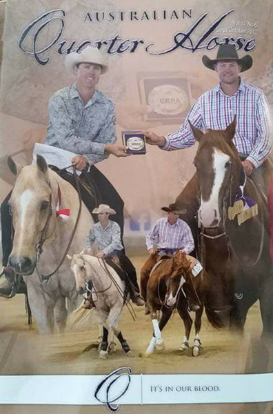 SPH On Cover of The Australian Quarter Horse Magazine